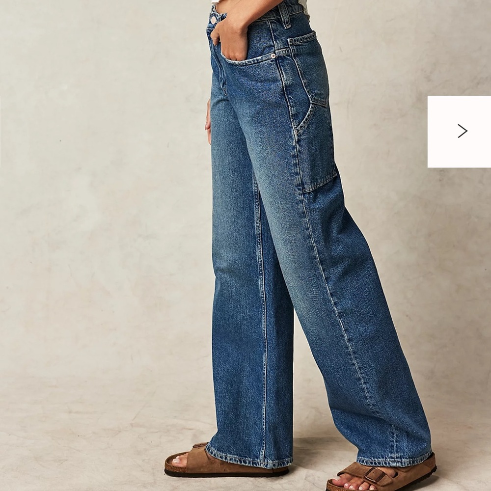 We The Free Relaxed Light Blue Denim Jeans